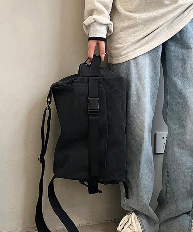 ビッグキャンバスショルダーバッグ 大容量 送料無料 即日発送-7