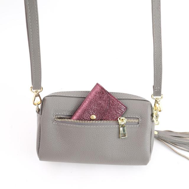 レザーバッグ ミニポシェット 斜めがけ 牛革　COOCO 送料無料 即日発送-15