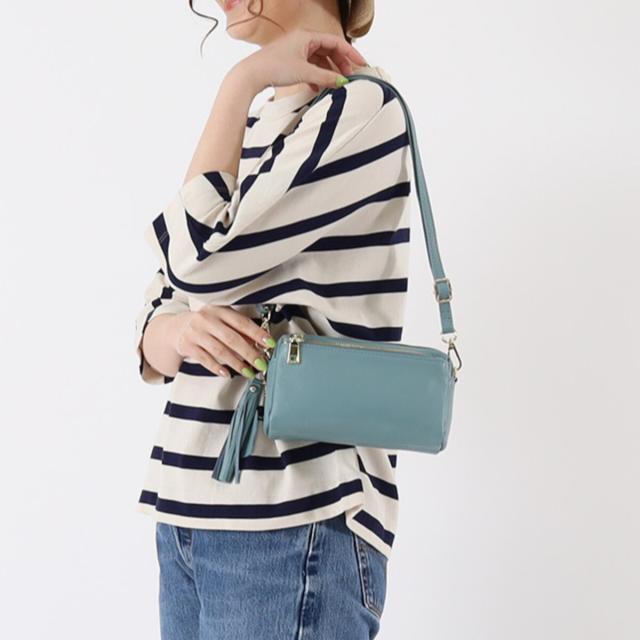 レザーバッグ ミニポシェット 斜めがけ 牛革　COOCO 送料無料 即日発送-20