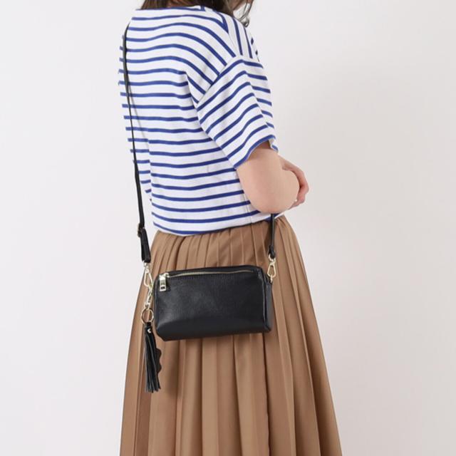 レザーバッグ ミニポシェット 斜めがけ 牛革　COOCO 送料無料 即日発送-22