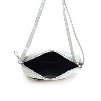 シュリンクレザー横型BOX ショルダーバッグ 斜めがけ   COOCO 送料無料 即日発送-11