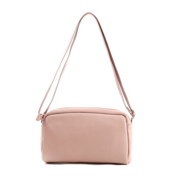 シュリンクレザー横型BOX ショルダーバッグ 斜めがけ   COOCO 送料無料 即日発送-2