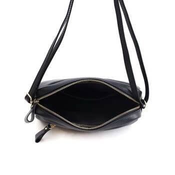 シュリンクレザー横型BOX ショルダーバッグ 斜めがけ   COOCO 送料無料 即日発送-7