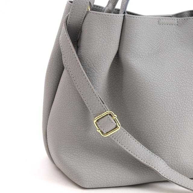 ソフトフェイクレザータックミニ2WAY トートバッグ ショルダーバッグ   COOCO 送料無料 即日発送-11