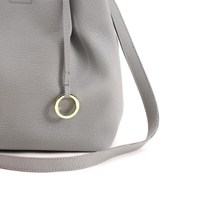 ソフトフェイクレザータックミニ2WAY トートバッグ ショルダーバッグ   COOCO 送料無料 即日発送-12