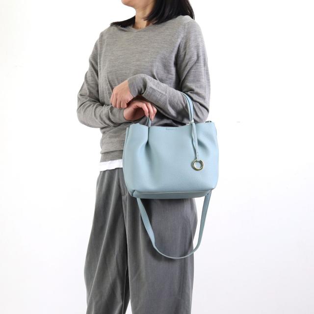 ソフトフェイクレザータックミニ2WAY トートバッグ ショルダーバッグ   COOCO 送料無料 即日発送-15