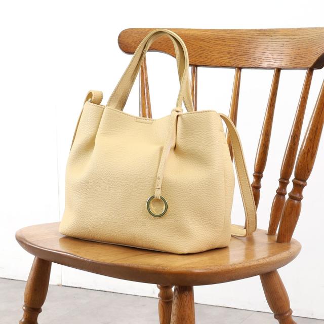 ソフトフェイクレザータックミニ2WAY トートバッグ ショルダーバッグ   COOCO 送料無料 即日発送-21