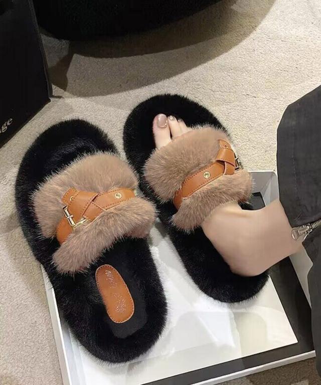 レディース ファーサンダル 厚底サンダル 送料無料 即日発送-9