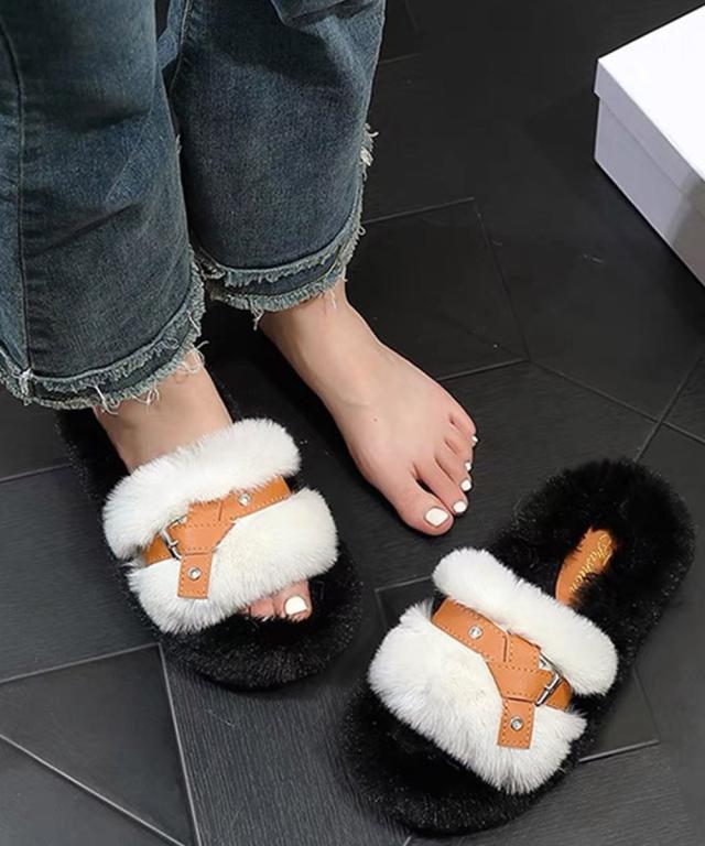 レディース ファーサンダル 厚底サンダル 送料無料 即日発送-6