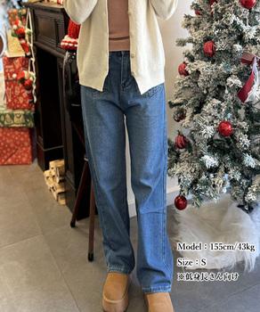 ハイウエストデニム ボトムス 送料無料 即日発送-4