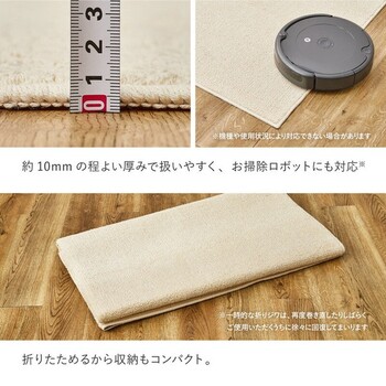 ラグ オーガニックコットンラグ 約185×240cm 洗える 抗菌 防臭 日本製 3サイズ 送料無料-11