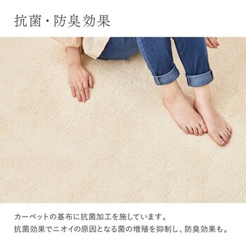 ラグ オーガニックコットンラグ 約185×240cm 洗える 抗菌 防臭 日本製 3サイズ 送料無料-6