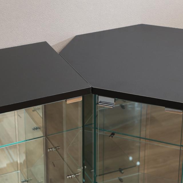 ガラスコレクションケース BAAL コーナー 2色展開 送料無料-5