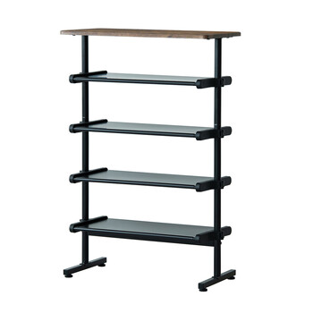 ワンタッチ式可動棚ラック フィット 大理石 木目 収納 インテリア シェルフ スリム キッチンラック 送料無料-28