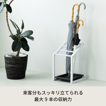 9マス傘立て かさたて 収納 オフィス 店舗 業務用 スリム 軽量 玄関 エントランス 送料無料-12