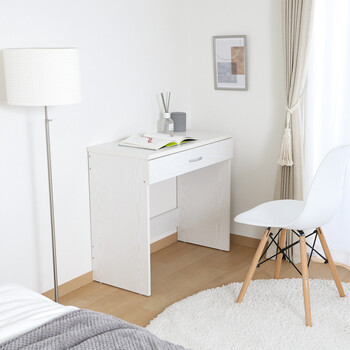 引き出し付きデスク 2色展開 送料無料-12