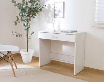 引き出し付きデスク 2色展開 送料無料-16