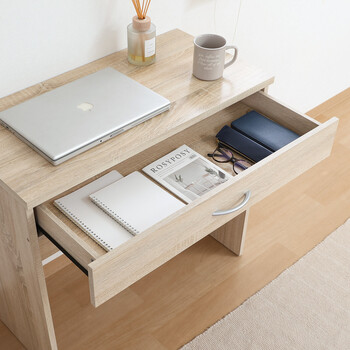 引き出し付きデスク 2色展開 送料無料-5