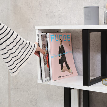 S字ディスプレイラック 3段 2色展開 送料無料-12