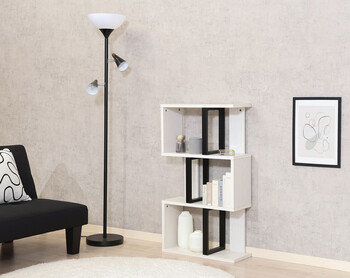 S字ディスプレイラック 3段 2色展開 送料無料-16