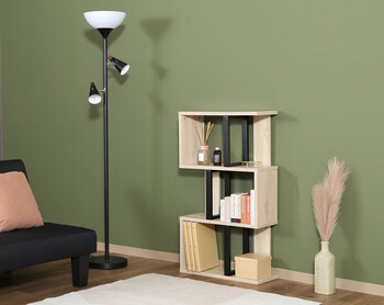 S字ディスプレイラック 3段 2色展開 送料無料-8