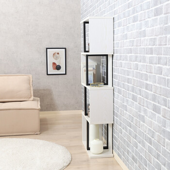 S字ディスプレイラック 4段 2色展開 送料無料-14