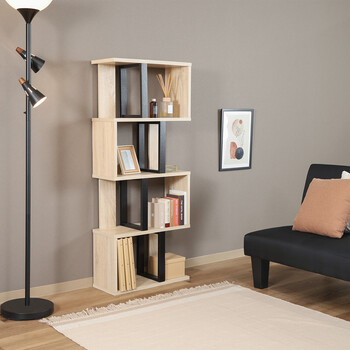 S字ディスプレイラック 4段 2色展開 送料無料-2