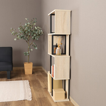 S字ディスプレイラック 4段 2色展開 送料無料-6