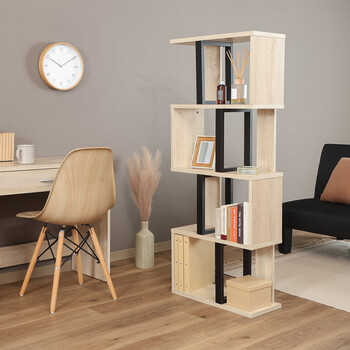 S字ディスプレイラック 4段 2色展開 送料無料-7