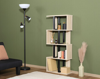 S字ディスプレイラック 4段 2色展開 送料無料-8