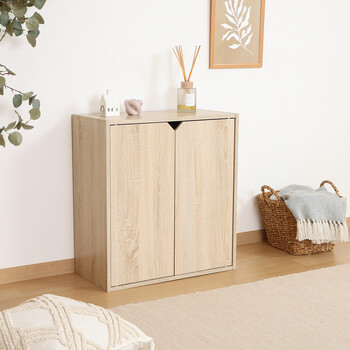 連結できる収納ボックス 扉付 2色展開 送料無料-2