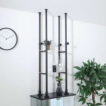 上置き突っ張りシェルフ BAAL 2色展開 送料無料-3