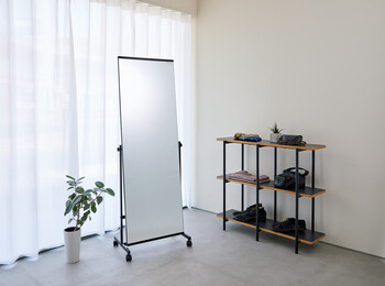 スタンドミラー P 1126TS BK ブラック塗装が追加 送料無料-2