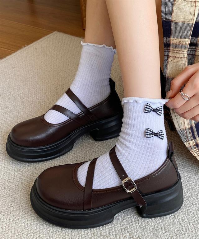 厚底ローファー レディース 美脚 送料無料 即日発送-5