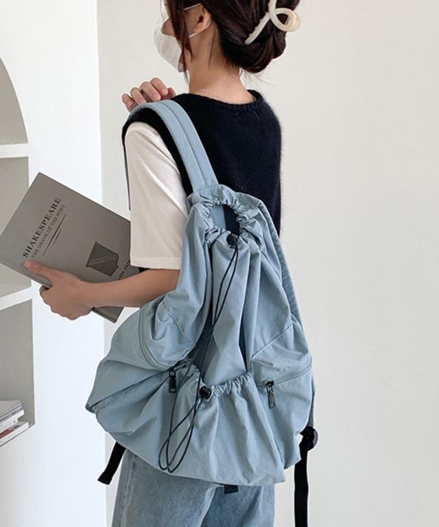 リュックサック ナイロン ドローコード 送料無料 即日発送-5