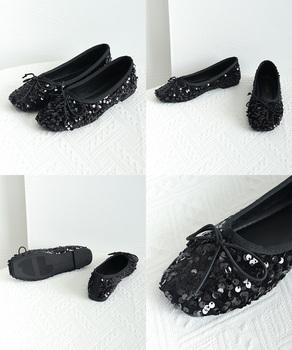 パンプス キラキラ バレエシューズ 送料無料 即日発送-9