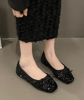 パンプス キラキラ バレエシューズ 送料無料 即日発送-2