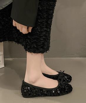 パンプス キラキラ バレエシューズ 送料無料 即日発送-3