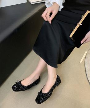 パンプス キラキラ バレエシューズ 送料無料 即日発送-4