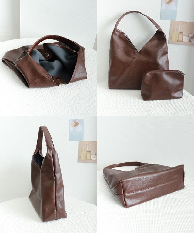 トートバッグ ポーチ付き 無地バッグ 送料無料 即日発送-9