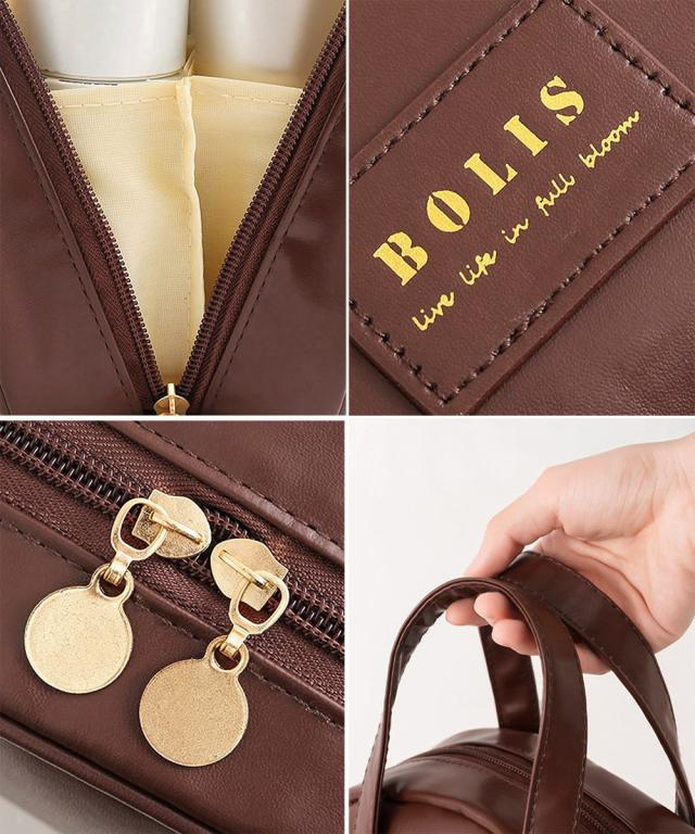 シェルポーチ 化粧ポーチ メイクボックス 送料無料 即日発送-3