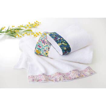 プリマ ロゼッタ ユージング バイ リバティ ファブリックス フェイスタオル2P PR 2425 YN ギフト対応可 送料無料-1