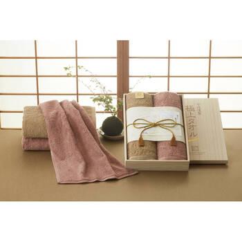 今治謹製 極上タオル フェイスタオル1P GK22020 GR グリーン ギフト対応可 送料無料-1