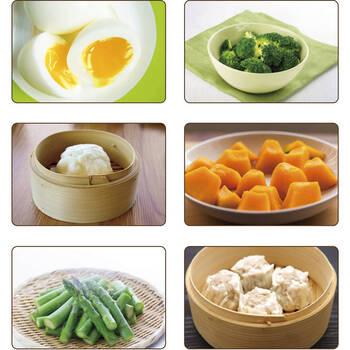 ゆでたまご名人＆かんたん蒸し器 2段 SE 002 ギフト対応可 送料無料-3