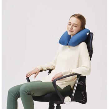 モグ ポータブルネックピロー ブルー 送料無料-1