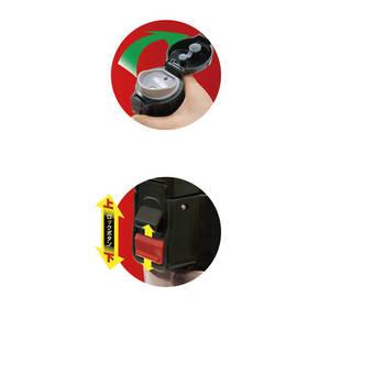 ジール 真空二重断熱構造ワンタッチ式マグボトル500mL F 2443 ブラック ギフト対応可 送料無料-1