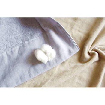 今治さらふわタオル毛布 衿付き CPM18201 GY グレー ギフト対応可 送料無料-1