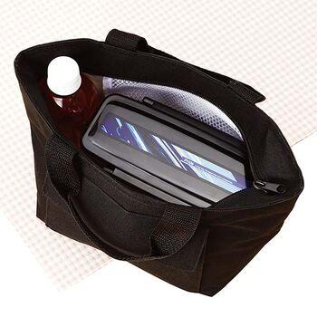 保冷ランチバックバトゥブラック 3個セット 送料無料 即日発送-1