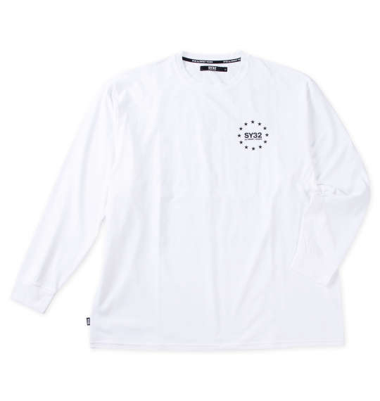 大きいサイズ SY32 by SWEET YEARS マルチロゴバックプリント長袖Tシャツ 3L 4L 5L 6L MC851201-96450 ラッピング可 送料無料 即日発送-1