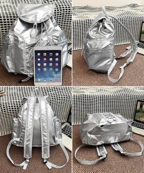 巾着リュック メタリック ドロストバッグ 送料無料 即日発送-2